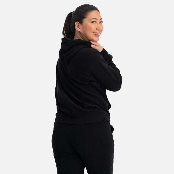 Gaby bamboo hoodie black