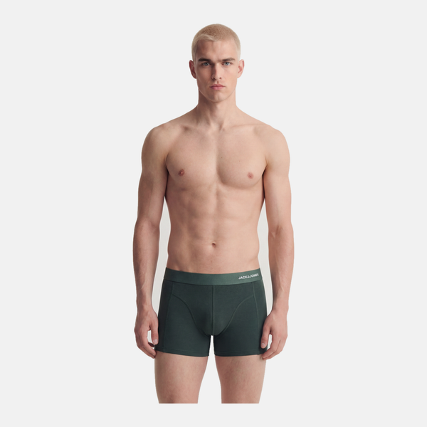 3 pak bambus underbukser i mørkegrøn/sort/blå fra Jack & Jones