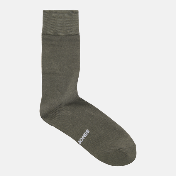 3 pak bambus strømper i oliven/mørkegrå/sort fra Jack & Jones