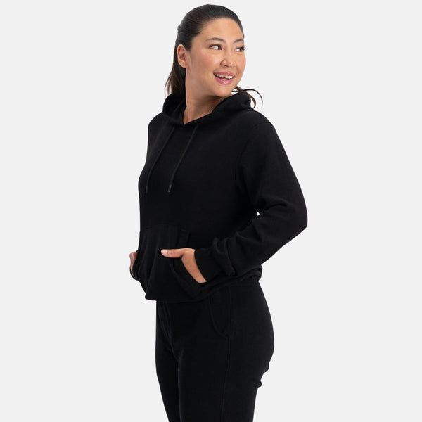Gaby bamboo hoodie black