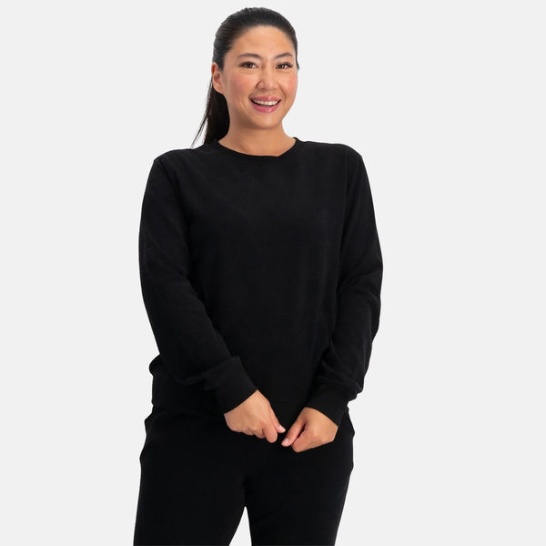 Hailey bamboo sweatshirt black