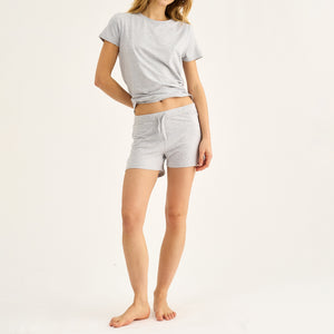 Grå bambus shorts fra JBS of Denmark