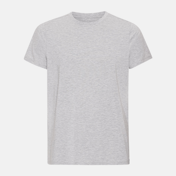 Light grey crew neck bamboo T-shirt