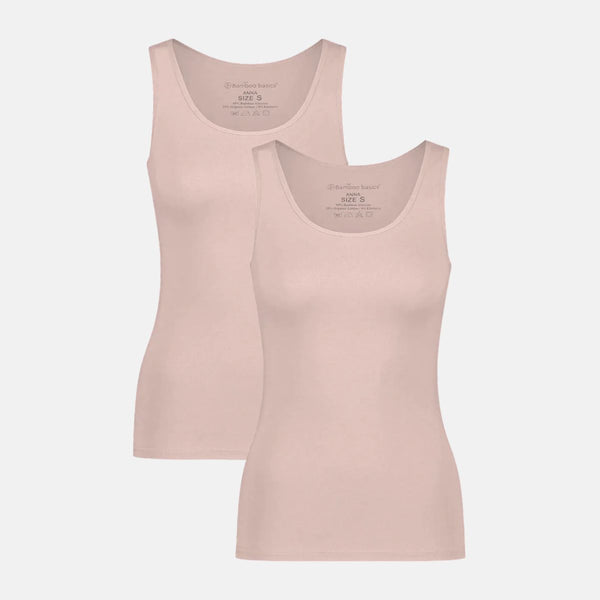 2 pack Rose bamboo tank top