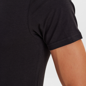 2 pak Sort slim fit bambus T-shirt fra JBS