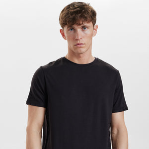 Sort bambus T-shirt fra Resteröds