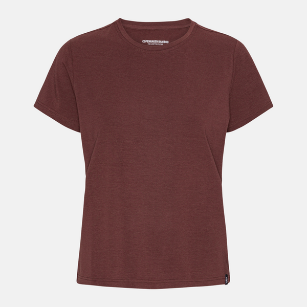 3 pack bamboo T-shirt purple dove/decadent chocolate/terracotta