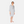 Nora bamboo nightgown - blue, white and grey stripes