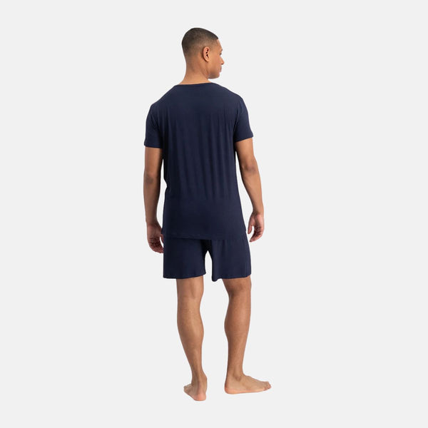 Nolan short sleeve pyjama set navy