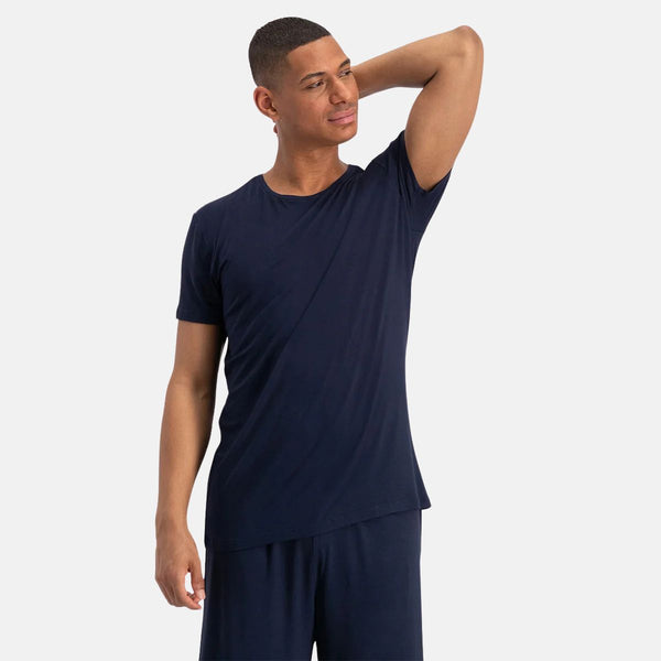Nolan short sleeve pyjama set navy