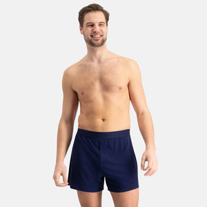 2 pak Blå bambus Boxershorts fra Bamboo Basics