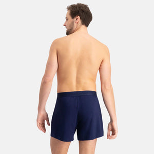 2 pak Blå bambus Boxershorts fra Bamboo Basics