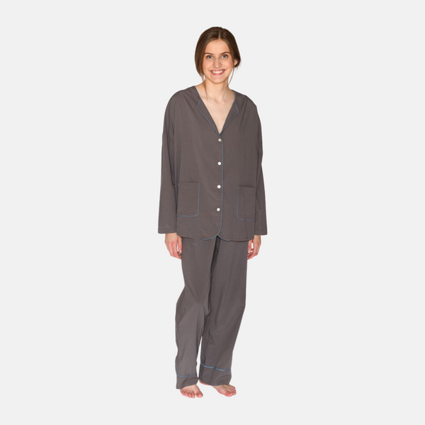 Marion bamboo nightgown - grey