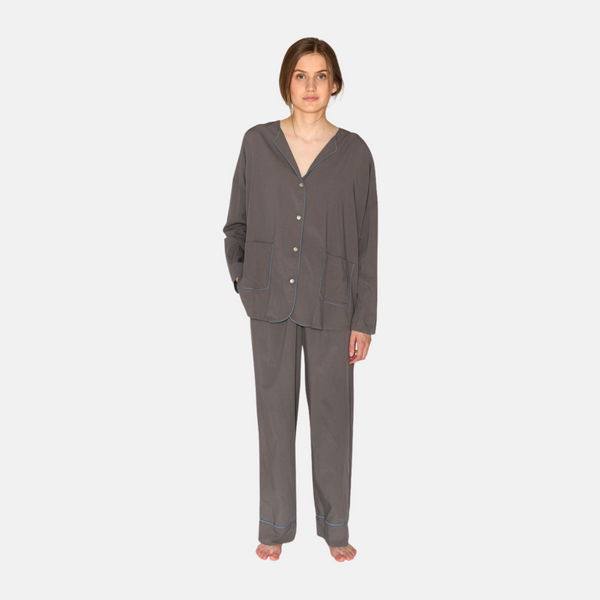 Nicola bamboo night pants - Grey