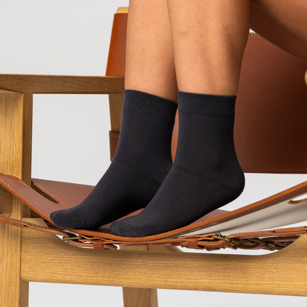 10 pairs of bamboo socks low cut black/navy