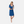 Jacqueline bamboo short-sleeved nightgown - dusty blue