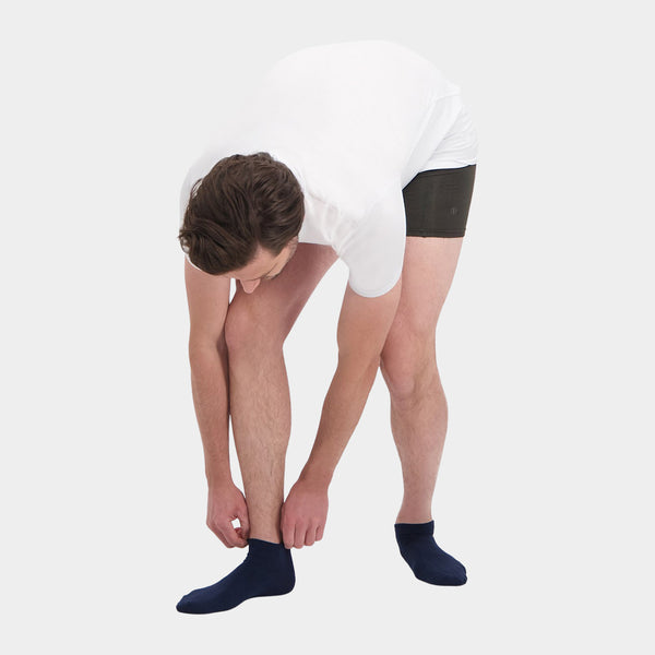 Dani bamboo ankle socks - dark blue 3 pack