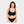 Bamboo bra for large breasts - black