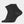 5 pairs of black bamboo socks with rolled edge (Low cut)