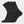 3 pairs of black bamboo tennis socks