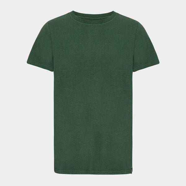 Green crew neck bamboo T-shirt