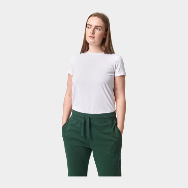 White short-sleeved bamboo T-shirt