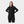 Black bamboo hoodie with zipper