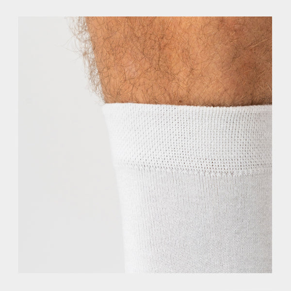 5 pairs of white bamboo socks (Low cut)