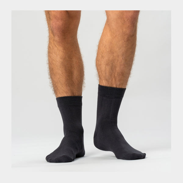 5 pairs of dark gray bamboo socks (Low cut)