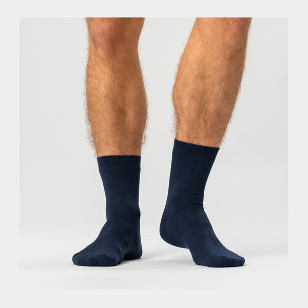 5 pairs of navy bamboo socks (Low cut)