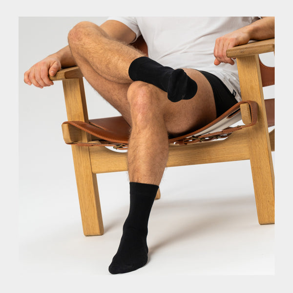 5 pairs of black bamboo socks (Low cut)