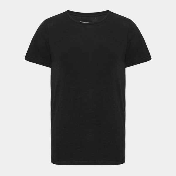 Black slim fit crew neck bamboo T-shirts - 2 pack