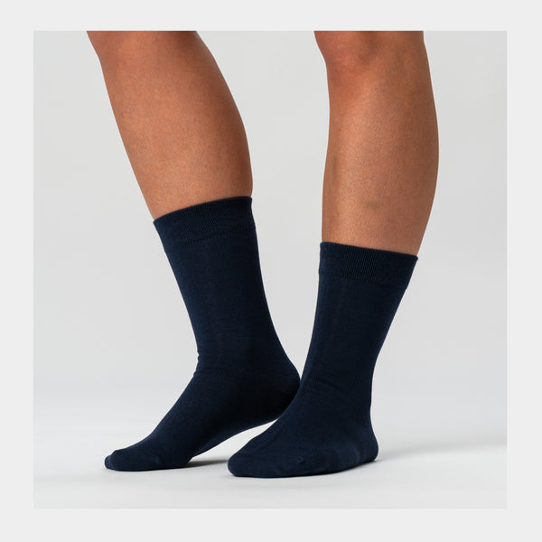 5 pairs of navy bamboo socks