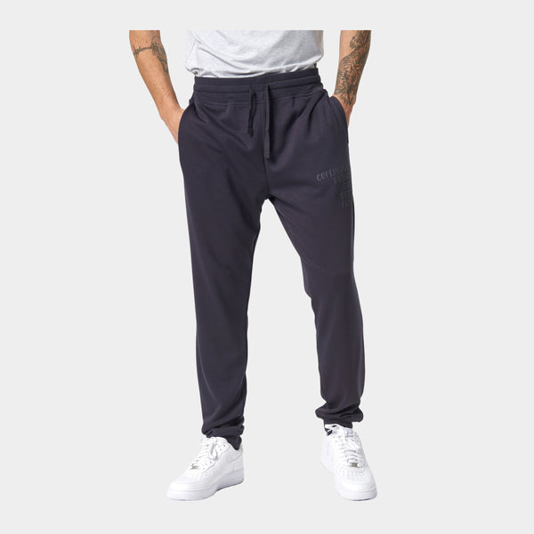 Dark grey bamboo sweatpants with logo