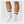 3 pairs of white bamboo tennis socks with black stripes