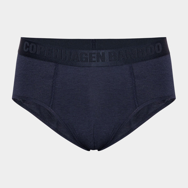 Bamboo men's briefs - 3 pack black - navy - grey