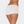 White bamboo hot pants