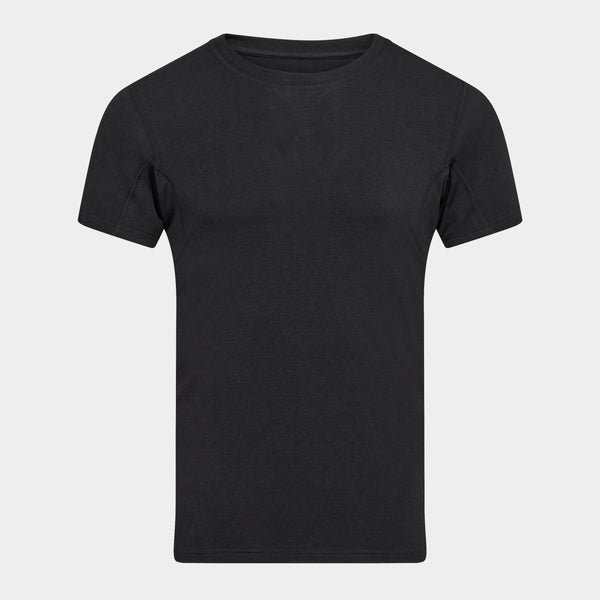Black bamboo anti-sweat T-shirt