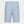 Light blue striped bamboo night shorts