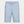 Light blue striped bamboo night shorts