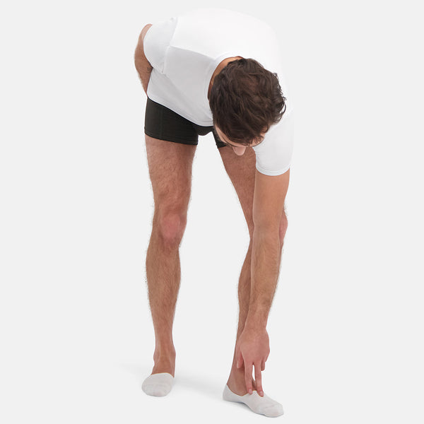 Mika Bamboo footies - White 3 pack