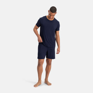 Nolan Blå pyjamas sæt fra Bamboo Basics