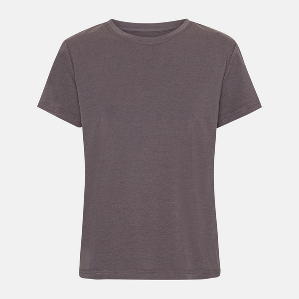 Brown short-sleeved bamboo t-shirt