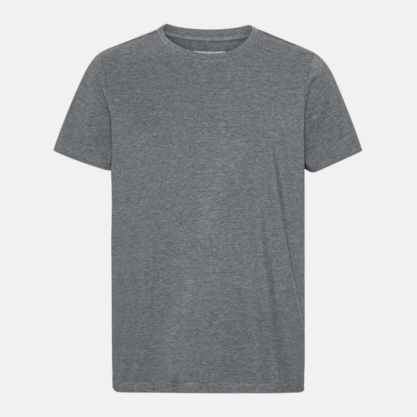 3 pack bamboo T-shirt dark grey melange/light grey/white