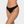 Black bamboo G-string panties