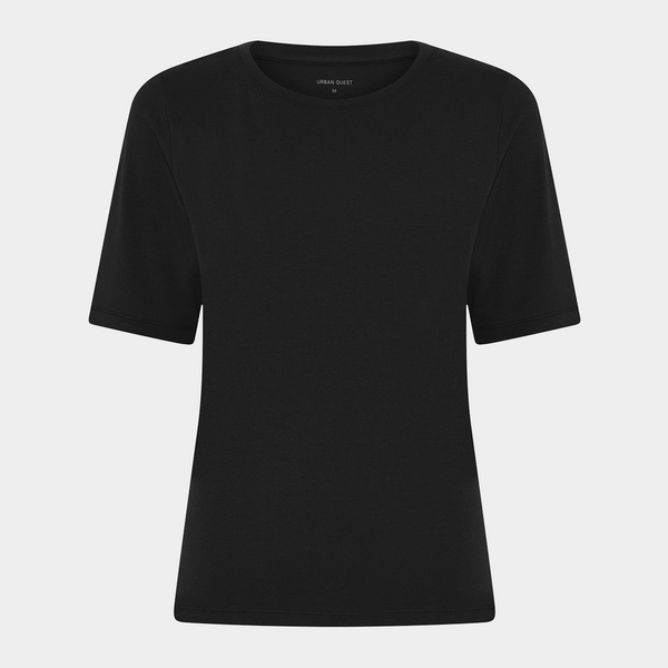 Black bamboo t-shirt slim fit