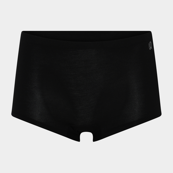 Black bamboo hot pants