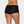 Black bamboo hot pants
