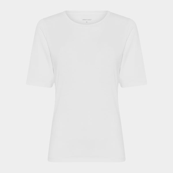 White bamboo t-shirt slim fit