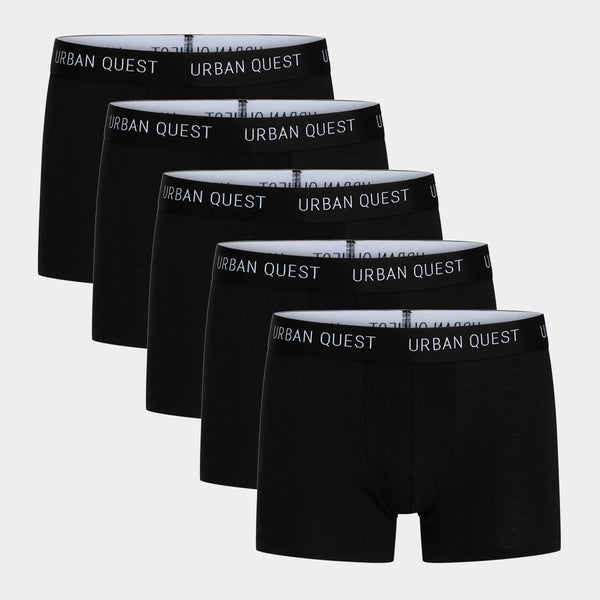 Black bamboo briefs - 5 pack